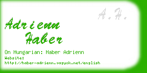 adrienn haber business card
